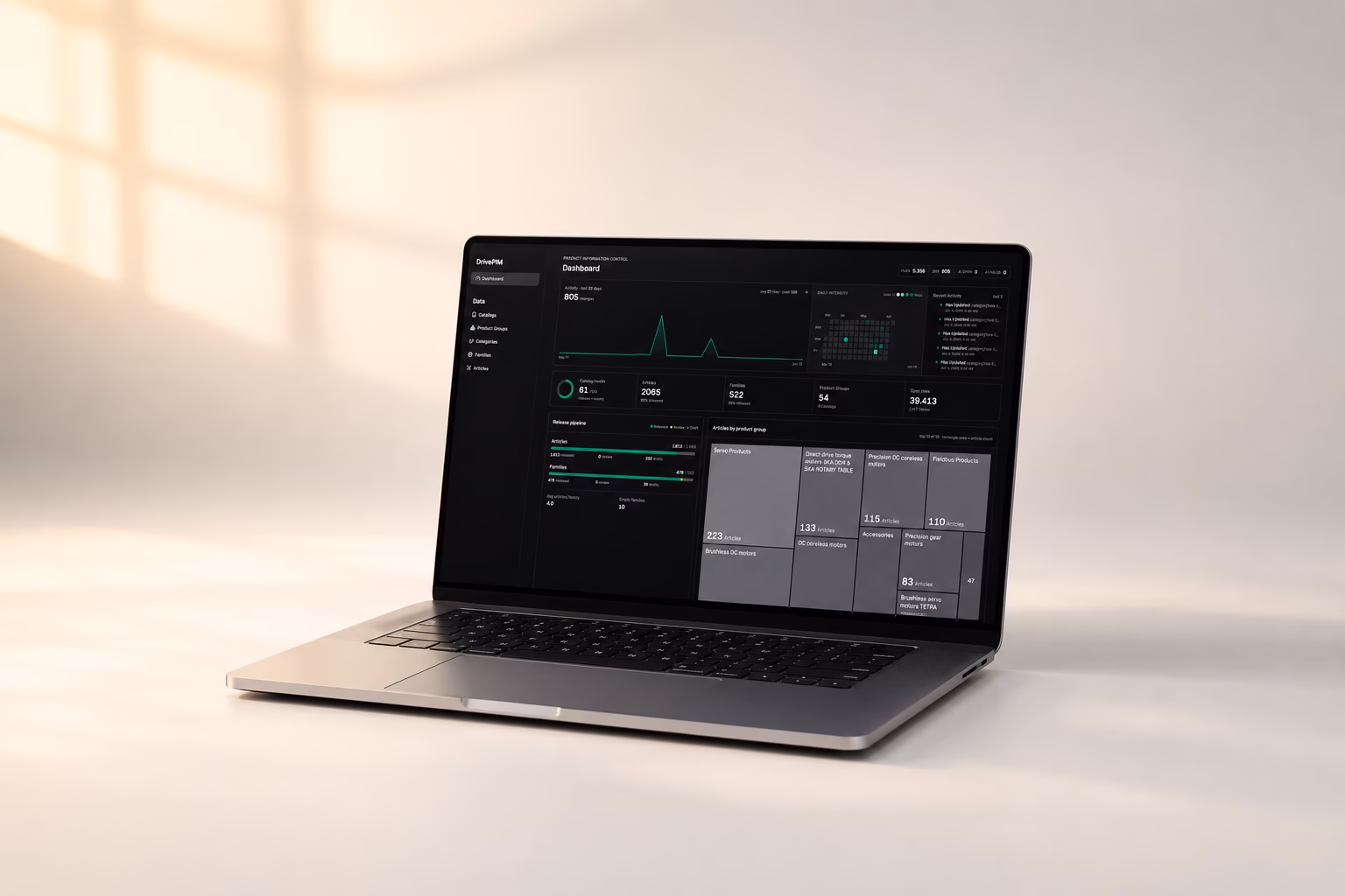 KOCO MOTION DrivePIM, webbasierte Produktinformationsmanagement-Oberfläche für Antriebstechnik